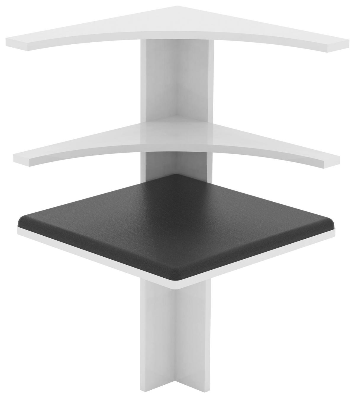 Kotni Element Za Klop Esal, Bela - bela, Moderno, leseni material (43/78/43cm) - MID.YOU