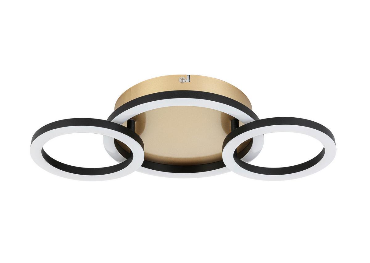 Led Stropna Svjetiljka Numim - cappuccino/crna, Moderno, metal/plastika (43/23/5cm) - Mömax