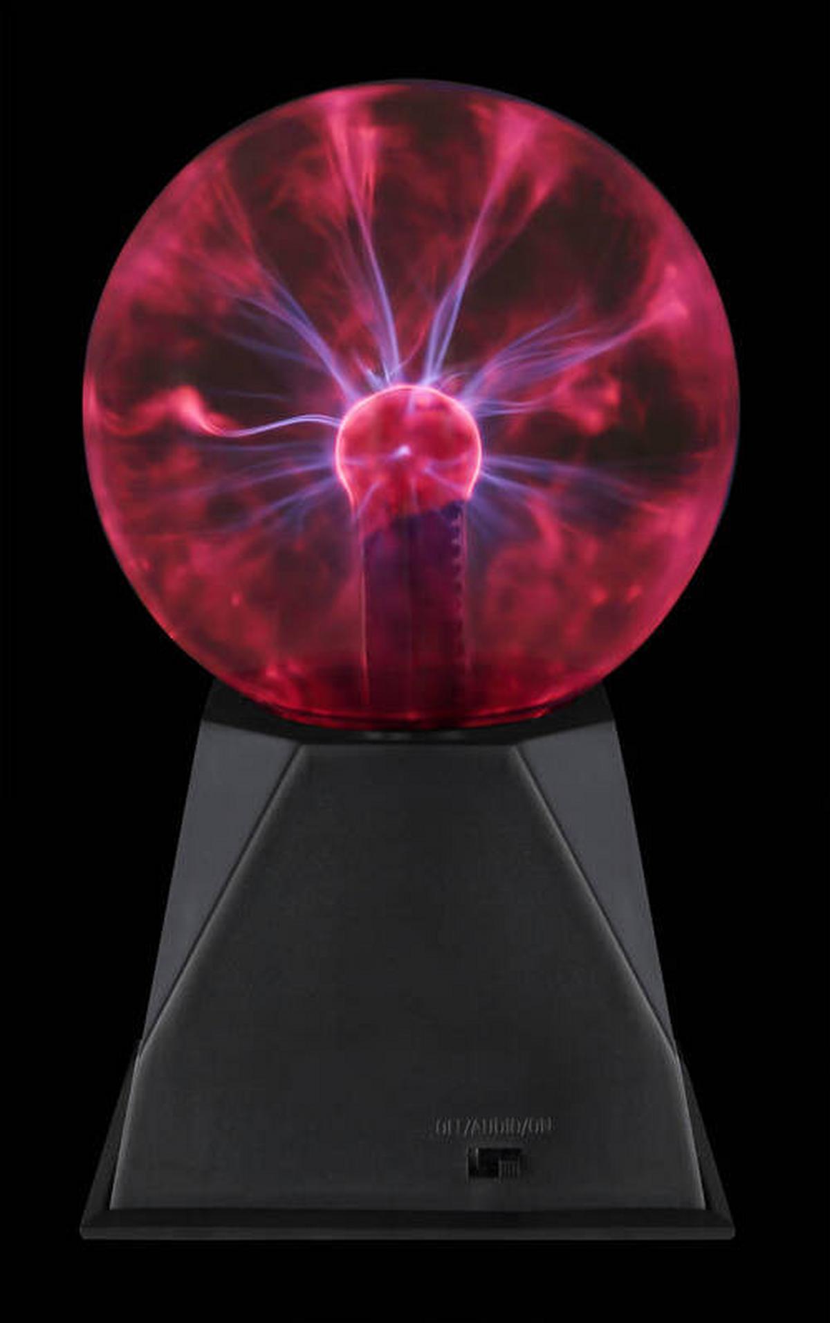 Tischleuchte Plasma Schwarz max. 3,6 Watt - Klar/Schwarz, Basics, Kunststoff (12,7/20,5cm) - Globo