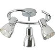 Deckenleuchte Carla - Chromfarben, MODERN, Glas/Metall (25/14cm) - MODERN LIVING