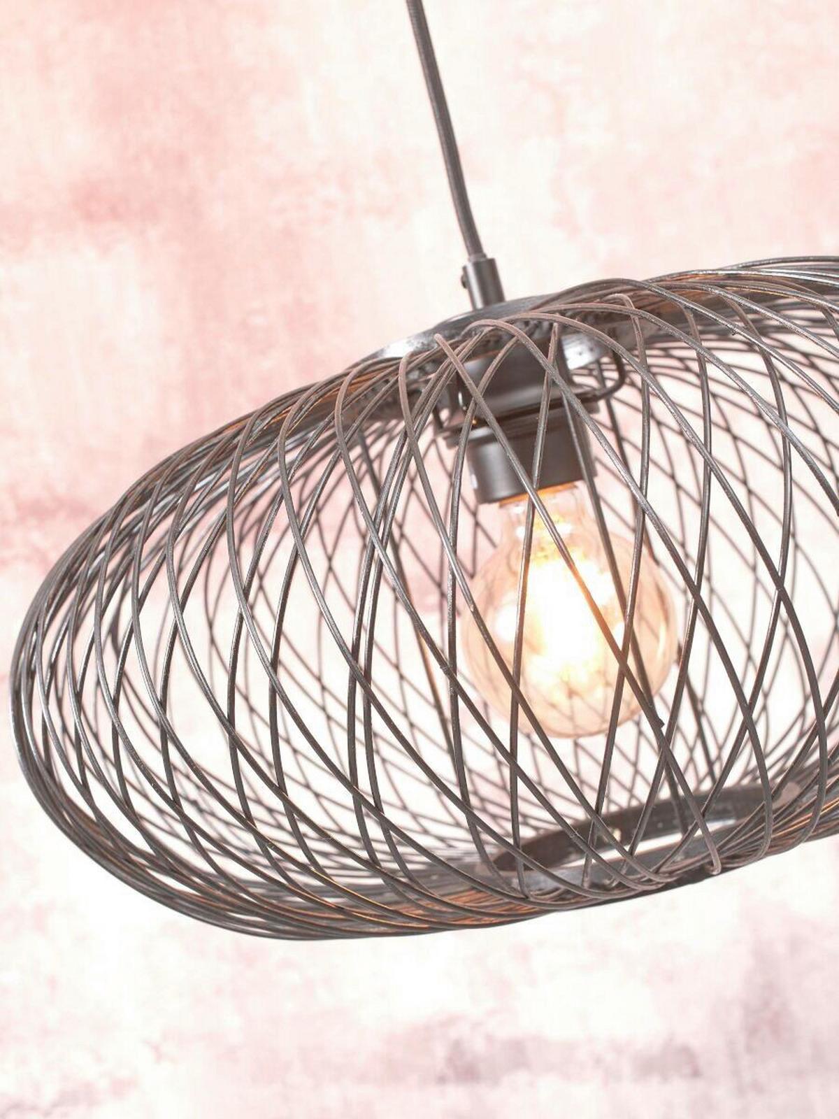 Viseča Svetilka Cango, Črna - črna, Trend (40/20cm) - Good & Mojo