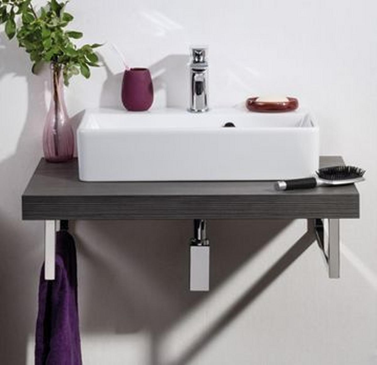 Waschbecken Weiss - Weiss, Keramik (60/13/35cm) - Mömax