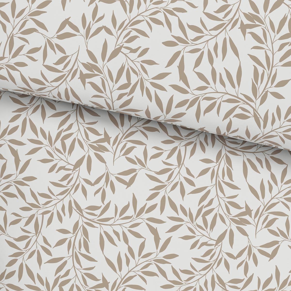 Ágyneműhuzat-garnitúra Tiffany - taupe/fehér, Konventionell, textil (140/200cm) - Modern Living