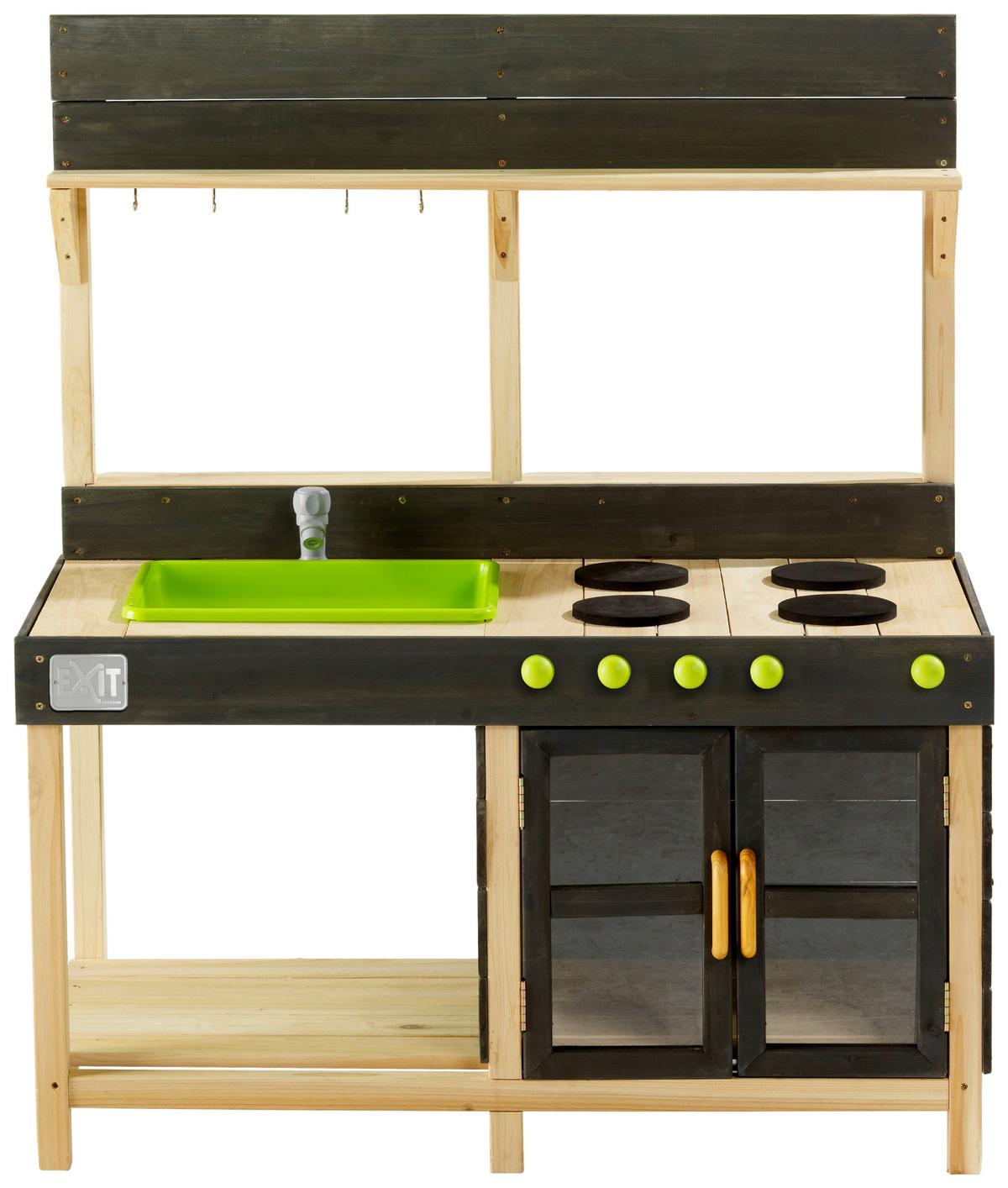 Otroška Vrtna Kuhinja Exit Yummy 200 - siva, Konvencionalno, umetna masa/les (102/55/115cm) - EXIT Toys