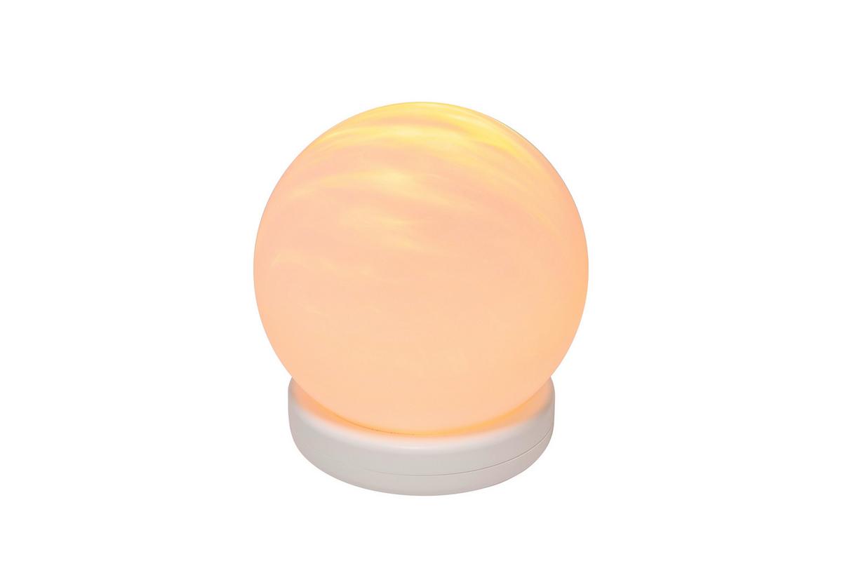 LED-Dekoleuchte Milks in Weiss max. 2 Watt - Weiss, Modern, Glas/Kunststoff (15/16cm) - Modern Living