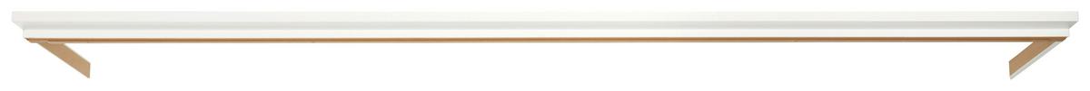 Schrankkranz in Weiss - Weiss, Modern, Holzwerkstoff (298cm) - Premium Living