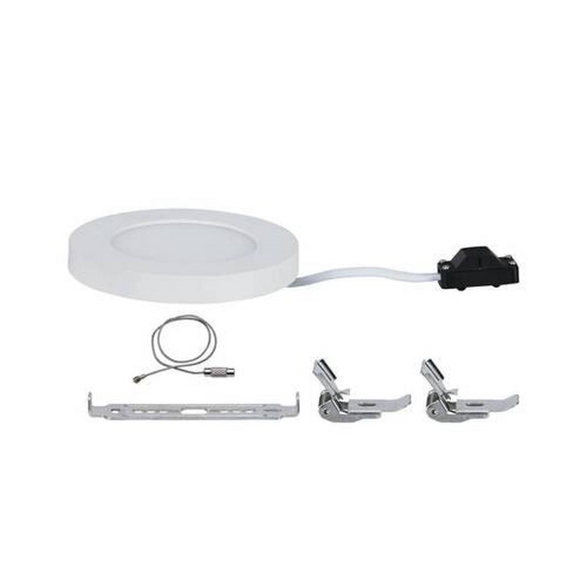 LED-Paneel Cover-it Panel in Weiß max. 6 Watt - Weiß, Basics, Kunststoff (11,6cm) - Paulmann
