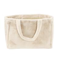 Einkaufstasche Liz in Offwhite - Beige, Textil (30/40cm) - Modern Living