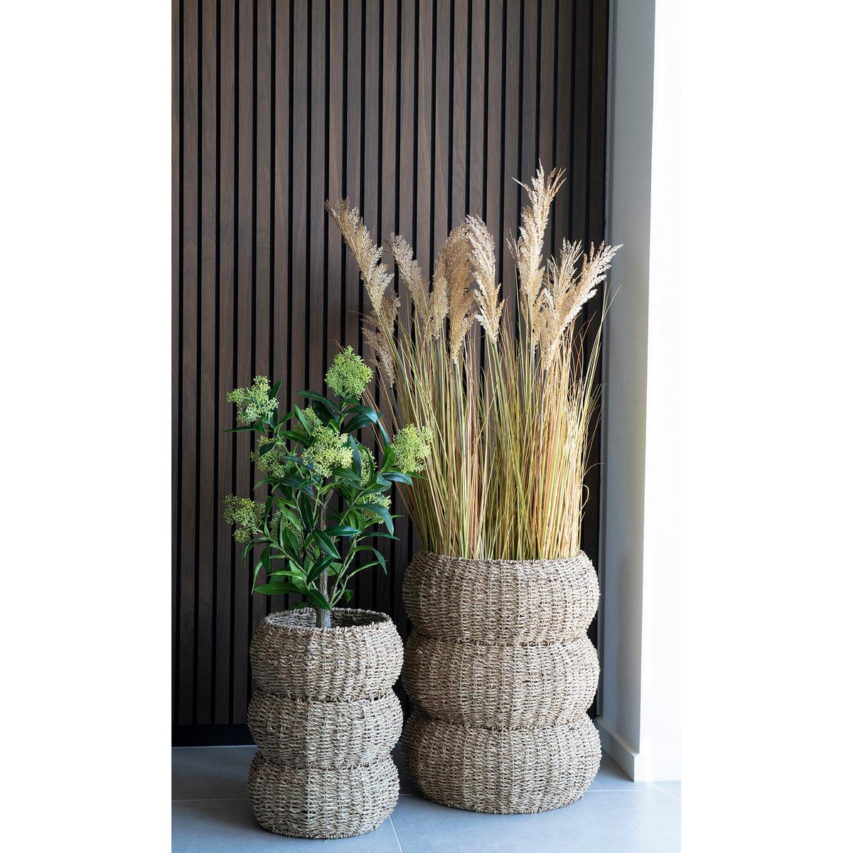 Korbset Sarbas Baskets Hellbraun, 2er Set - Hellbraun, Basics, Naturmaterialien (35/45/35cm)