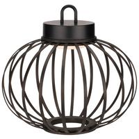 LAMPA ZEWNĘTRZNA LED PUNO - czarny, Modern, tworzywo sztuczne/materiały naturalne (25/21,5cm) - Modern Living