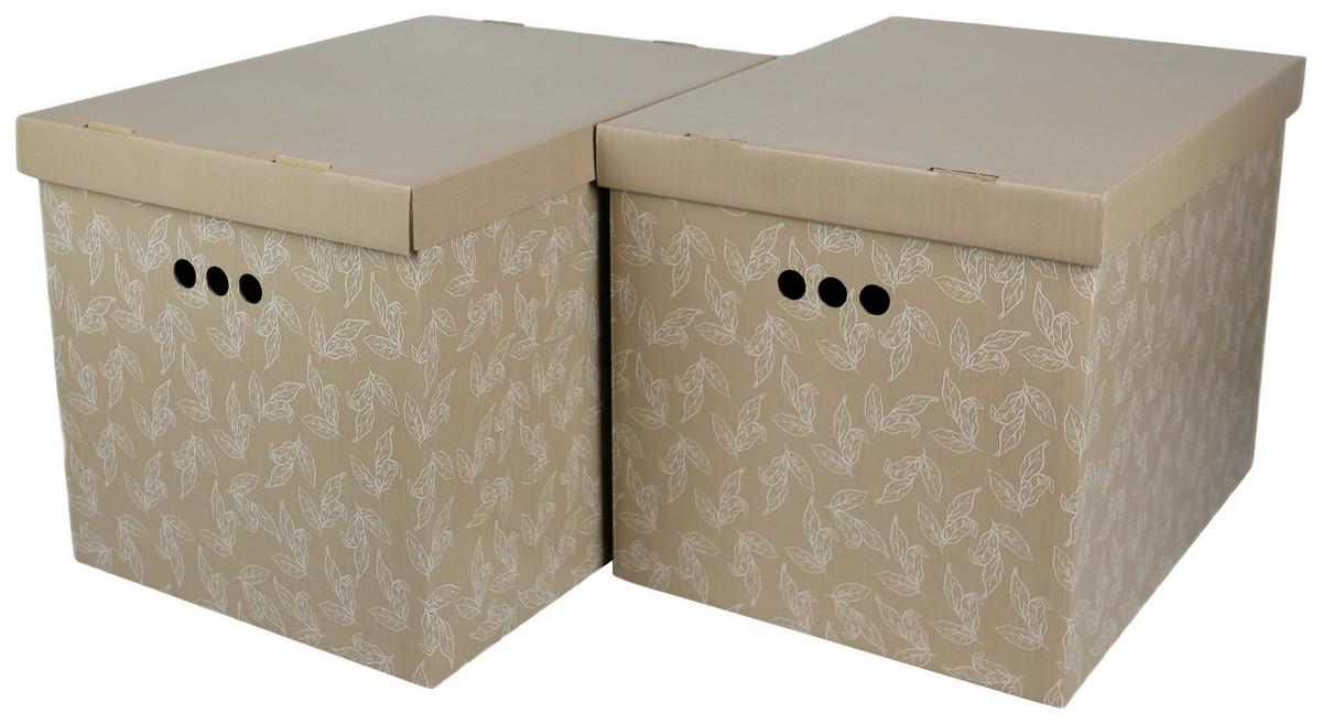 Aufbewahrungsbox mit Deckel, Kisten Stoffbox