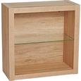 Wandregal San Remo in Eiche - Eichefarben, MODERN, Glas/Holzwerkstoff (60/60/26cm) - Mömax modern living Wandregal San Remo in Eiche - Eichefarben, MODERN, Glas/Holzwerkstoff (60/60/26cm) - Mömax modern living