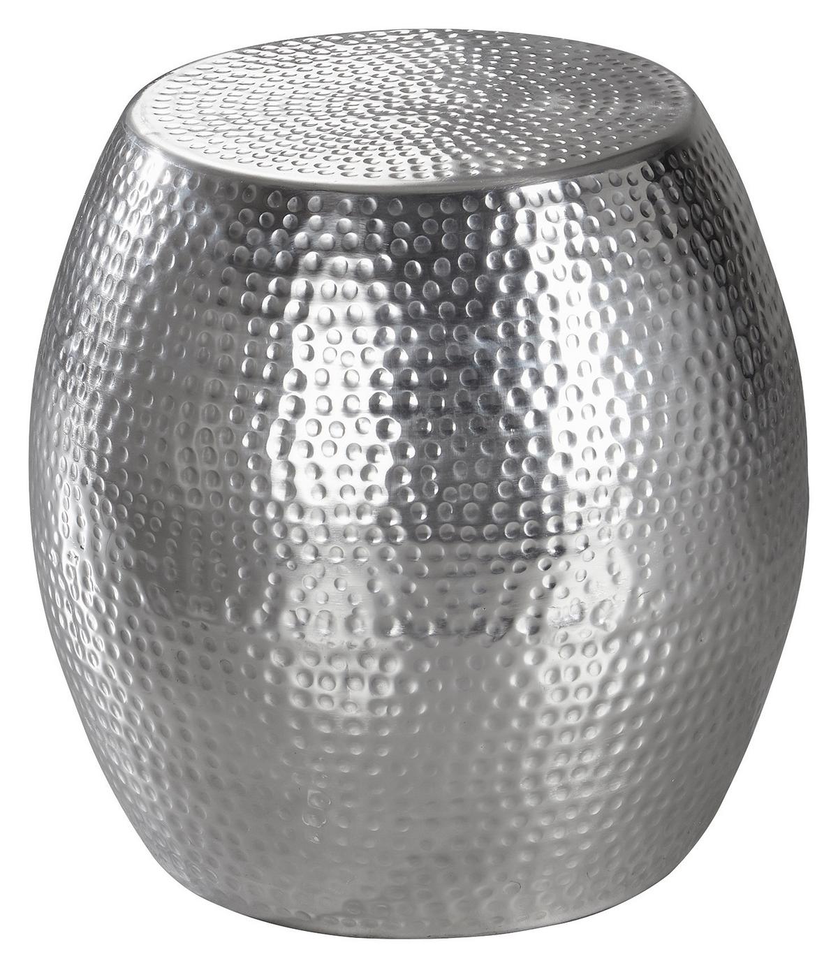 Mizica Pedro - srebrne barve, Trendi, kovina (42/42/42cm) - MID.YOU