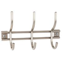 Cuier perete cu cârlige Eider - culoare inox, Modern, metal (22/14/8cm) - Modern Living