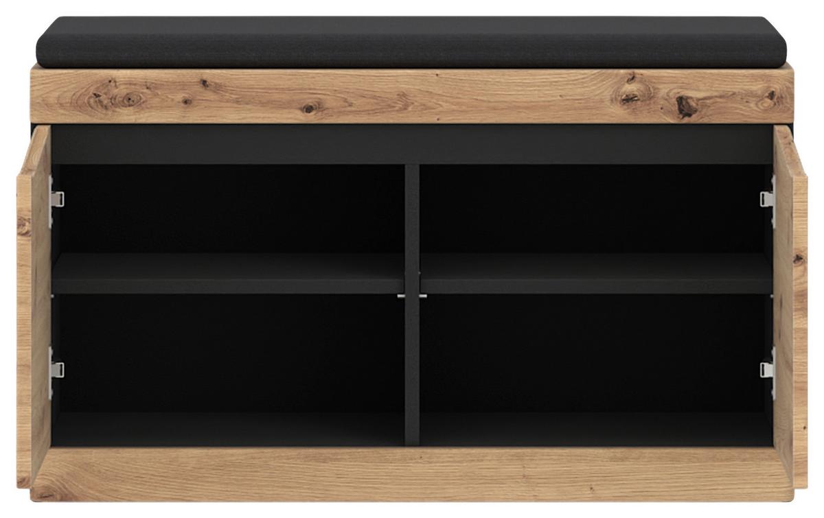 Bancă pentru hol TURINO - Modern, material pe bază de lemn (86/49/39,9cm) - Modern Living