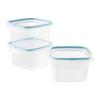 MATBEHÅLLARE SET DIEGO 1L - ljusblå, Klassisk, plast (14,7/14,7/12cm) - Mömax