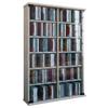 CD-Regal Roma in Eichefarbe, B: 60 cm - Eichefarben, KONVENTIONELL, Glas/Holzwerkstoff (60/92/18cm) - MID.YOU