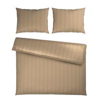Posteljina 200x200cm 2x60x80cm Xenia Streif Xxl - bež, Moderno, tekstil (200/200cm) - Premium Living