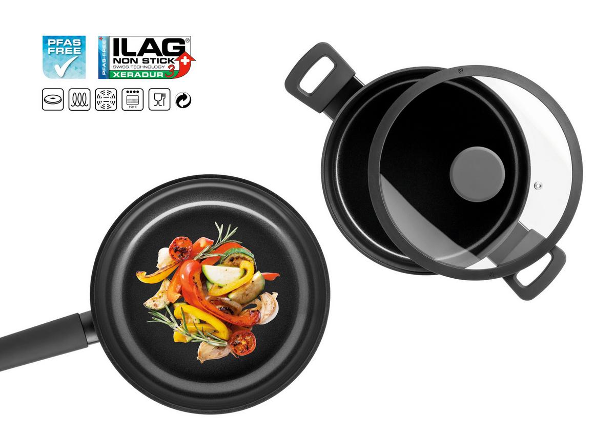 PFANNENSET 934098 PFANNENSET STELLARA - Bronzefarben, Basics, Metall - Mäser