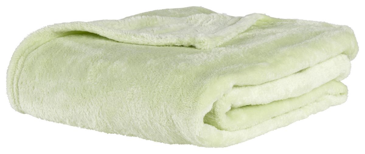 Pătură Scarlett - verde, textil (80/110cm) - Modern Living