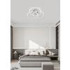 LED-TAKLAMPA ROLAND - silver/nickelfärgad, Modern, metall/plast (47/38,5/8cm) - Mömax