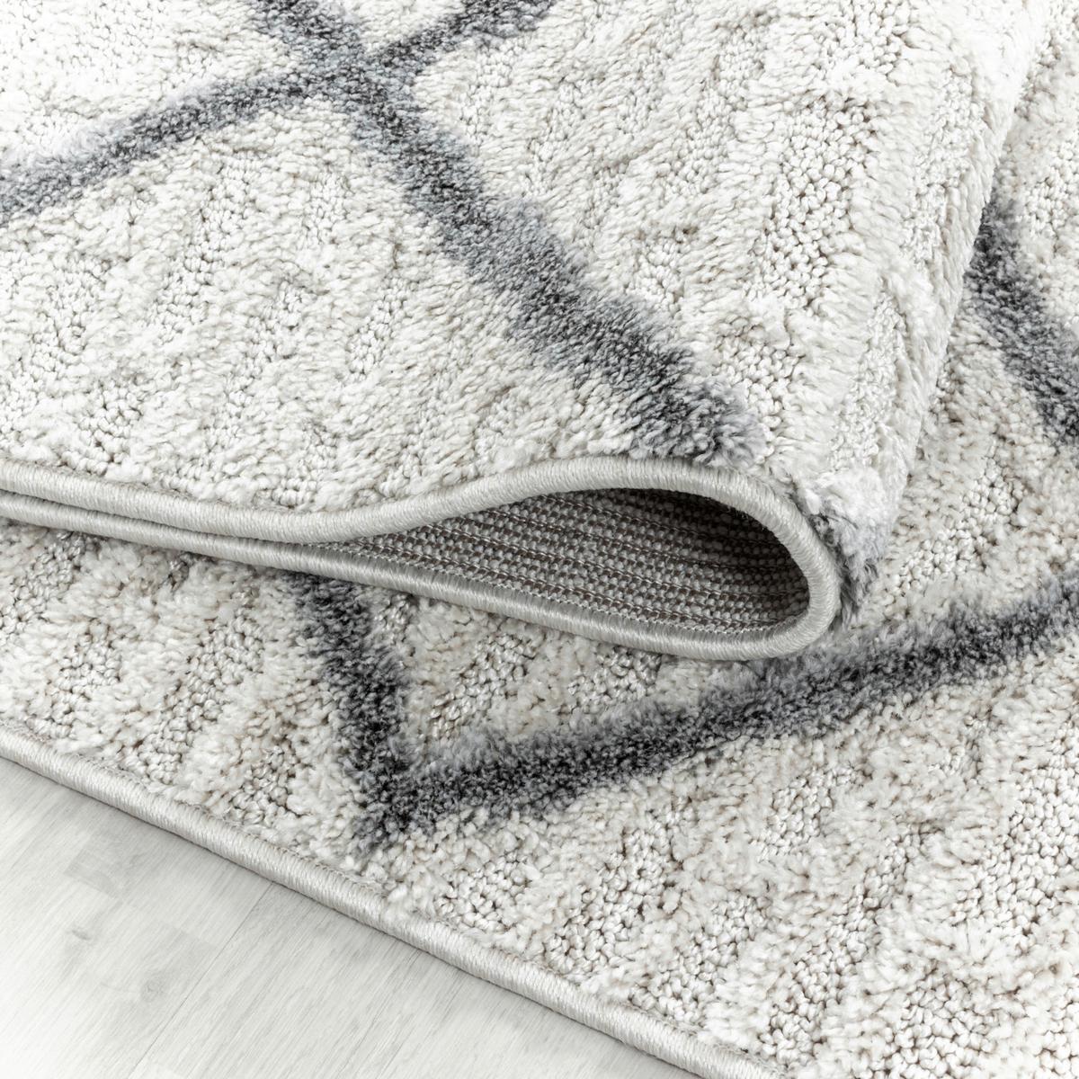 Webteppich Pisa Creme ca. 60x110cm - Creme, KONVENTIONELL, Textil (60/110cm)