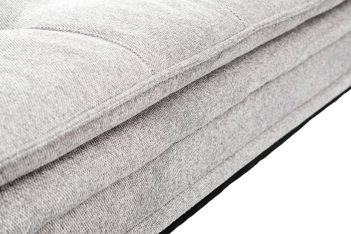 Schlafsofa Sun Grau - Schwarz/Grau, MODERN, Holz/Textil (190/83/93cm) - Mömax