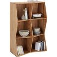 Regal in Akaziefarben - Akaziefarben, Holz (79/117/40cm) - PREMIUM LIVING