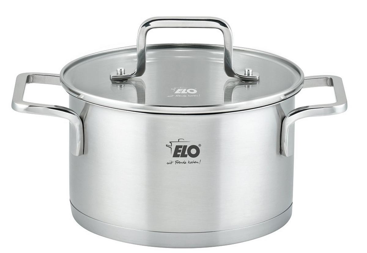 GARNEK DO MIĘSA 77220 ELO - kolor srebrny/przezroczysty, Basics, metal/szkło (20cm) - ELO