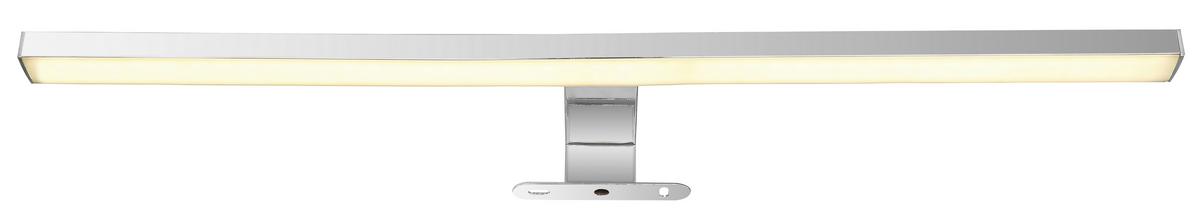 Zidna Kupaonska Svjetiljka Jaime - boje kroma/opalna, Design, metal/plastika (60/12/4cm) - Globo