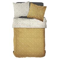 Wendebettwäscheset Ricarda Xxl - Weiss/Gelb, Natur, Textil (200/210cm)