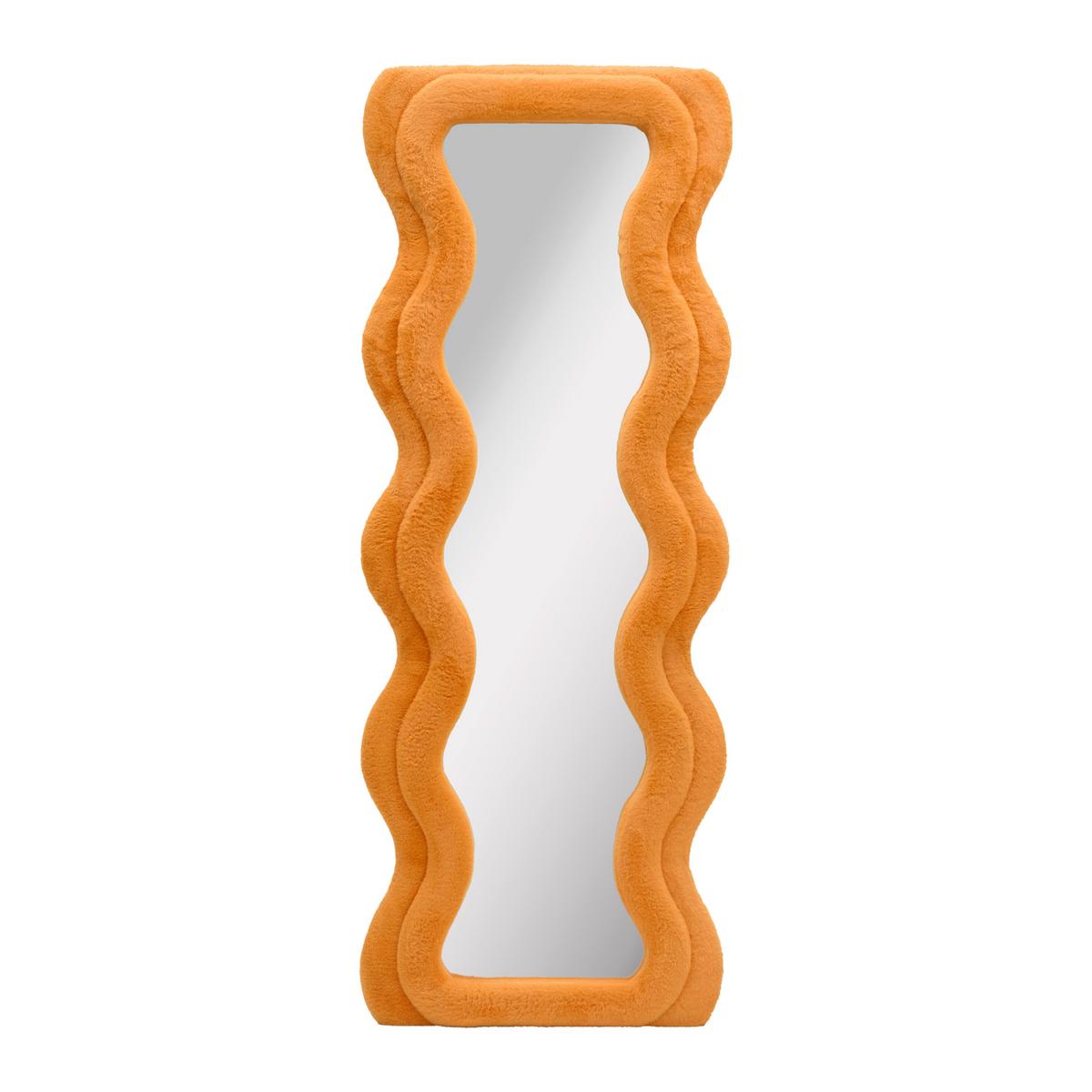 Spiegel Suki Orange ca. 60x160x4cm - Orange, LIFESTYLE, Glas/Holzwerkstoff (60/160/4cm) - Mömax