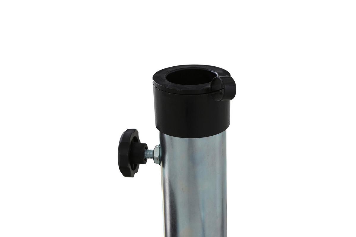 Sonnenschirmständer J01225 ca.49,5x39x39,5cm Silberfarben - Silberfarben, KONVENTIONELL, Metall (49,5/39/39,5cm) - Siena Garden