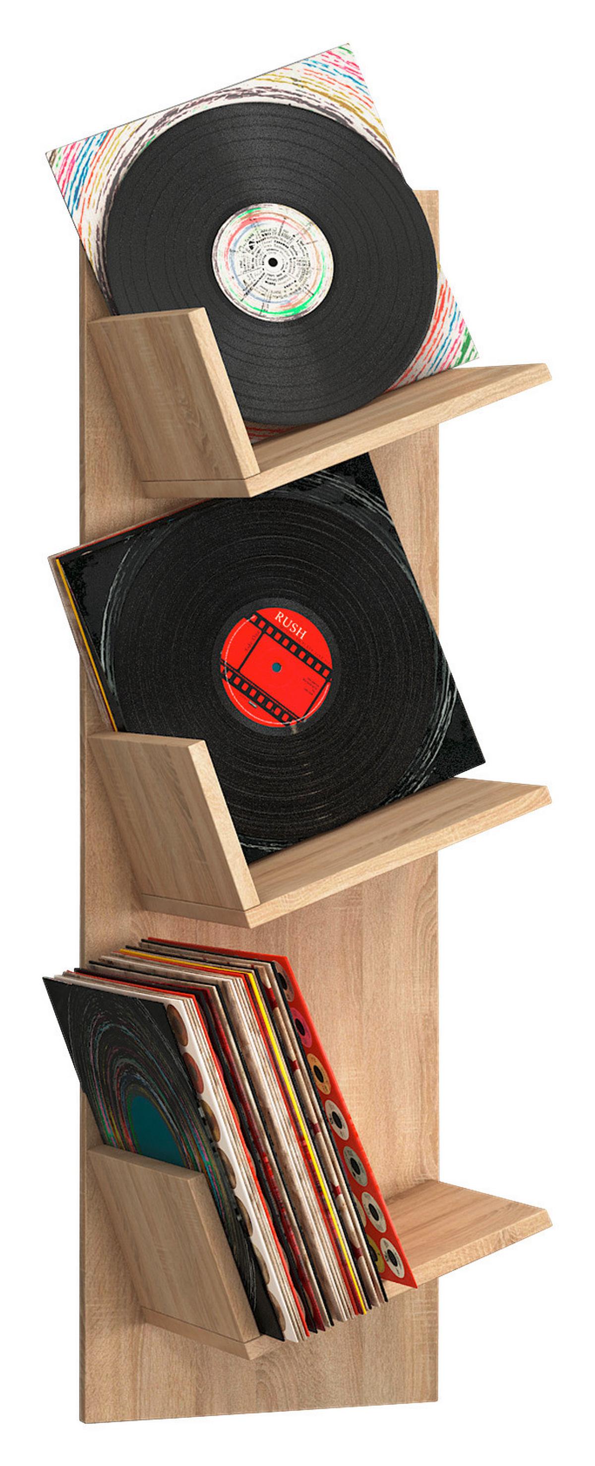 Regal Sulda, Hrast - hrast sonoma, Konvencionalno, leseni material (33/106,5/25,6cm) - MID.YOU