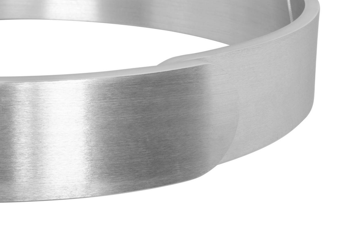 LAMPA WISZĄCA LED OTIS *DK* - kolor aluminiowy, Design, metal (63/64/150cm) - Dieter Knoll