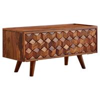 Nizka Omarica Wohnling - barve indijskega rožnega lesa, Moderno, les (92/44/35cm) - MID.YOU