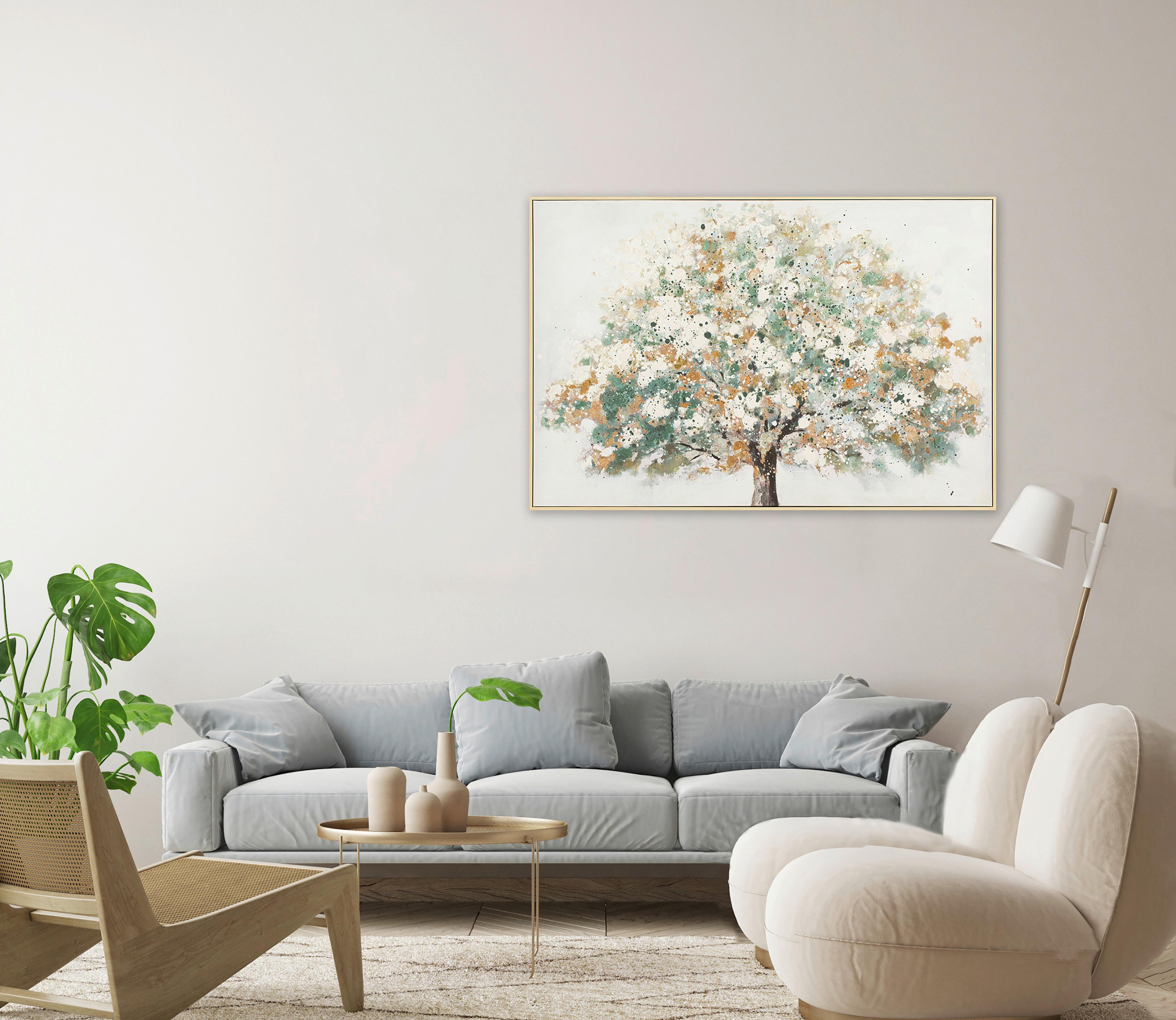 Leinwandbild Winnie Multicolor ca. 82,6x122,6cm - Beige/Multicolor, Modern, Holzwerkstoff/Kunststoff (82,6/122,6/4,5cm) - Mömax