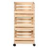 SIDOHYLLA MALAGA -SB- - svart/naturfärgad, Klassisk, trämaterial/trä (37/80/30cm) - Mömax
