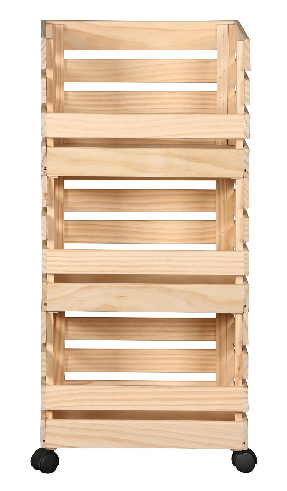 Etajeră laterală MALAGA -SB- - culoare natur, Konventionell, lemn/material pe bază de lemn (37/80/30cm) - Based