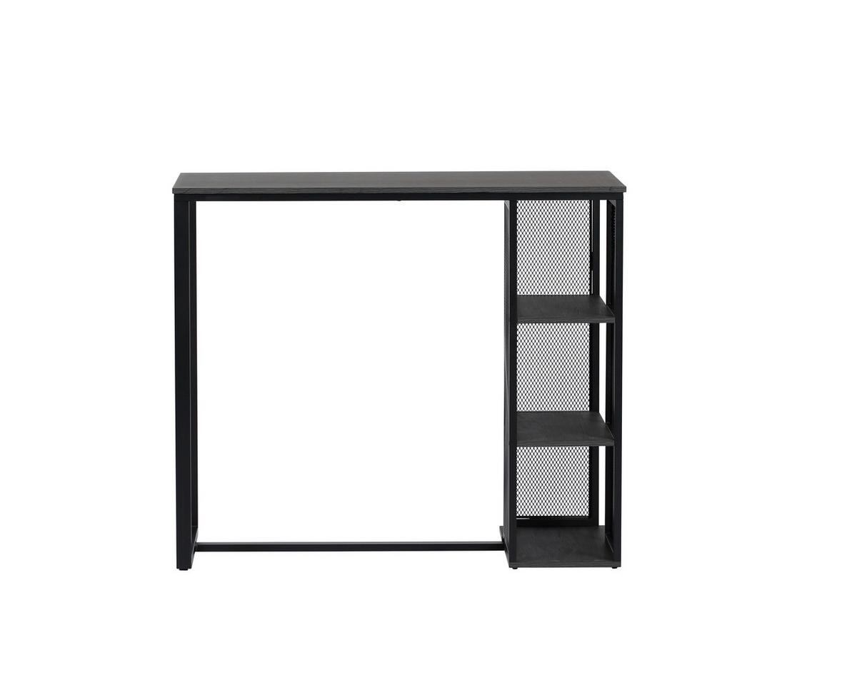 BARTISCH KLARA BT - Eichefarben/Dunkelgrau, MODERN, Holzwerkstoff/Metall (120/102,5/60cm) - P & B