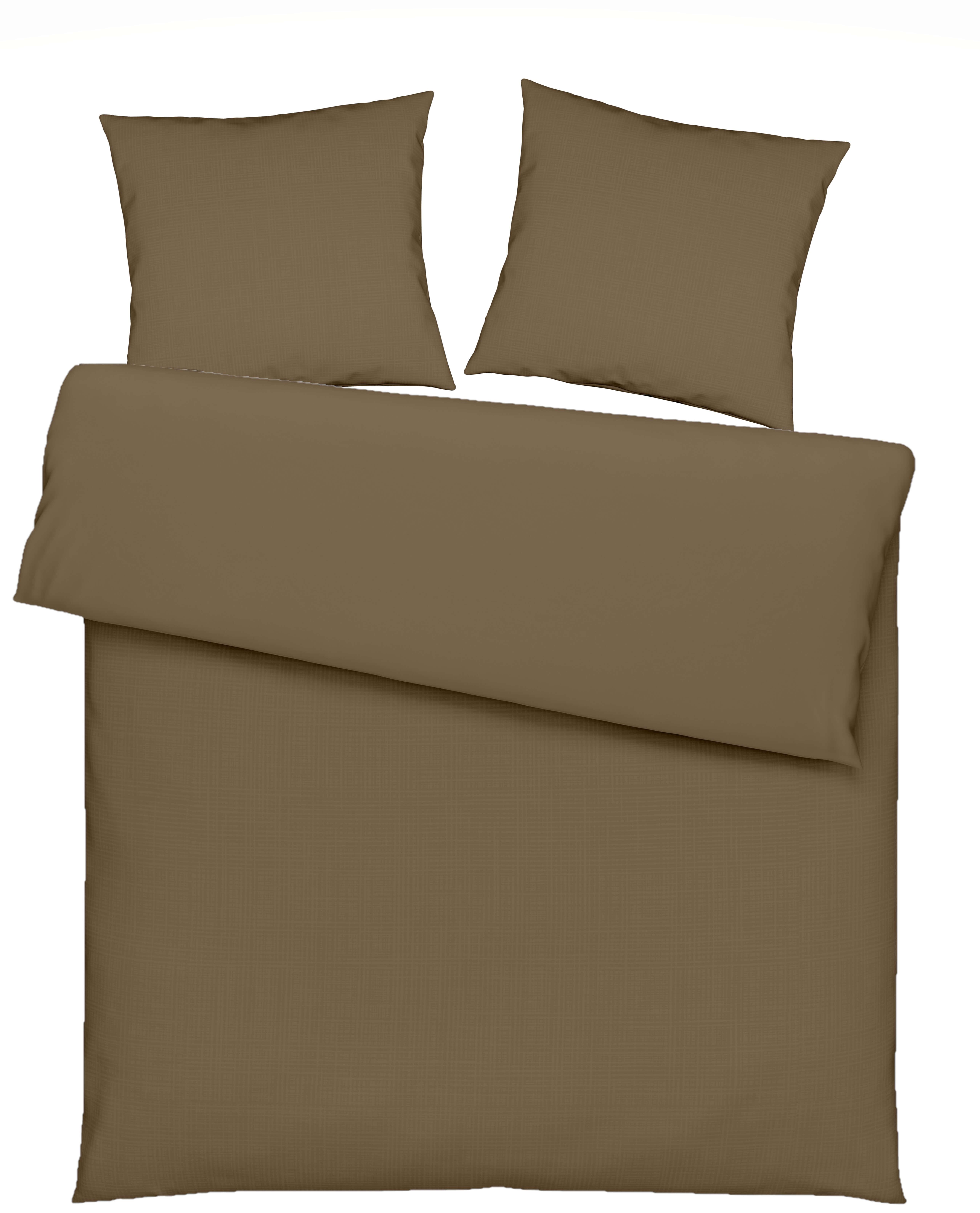 Posteljnina Melania Xxl - rjava, tekstil (200/200cm) - Mömax