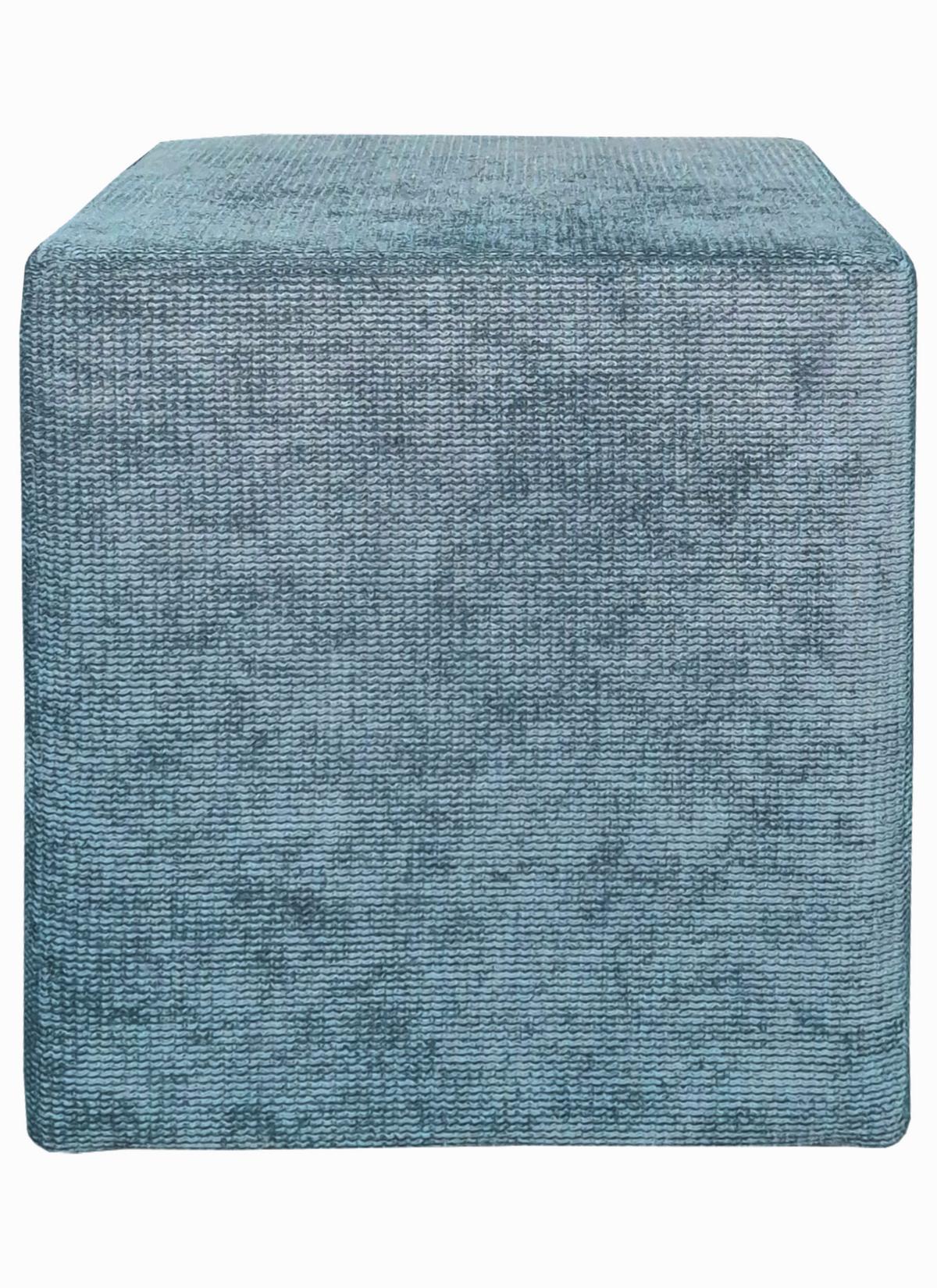 Tabure Kub - boje mente/crna, Moderno, drvni materijal/drvo (36/43/36cm) - Modern Living