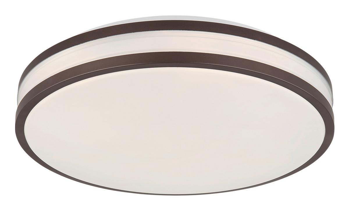 Stropna Led-svetilka Betha, S Sijalko - bela/barve kapučina, Konvencionalno, kovina/umetna masa (34/7cm) - Globo