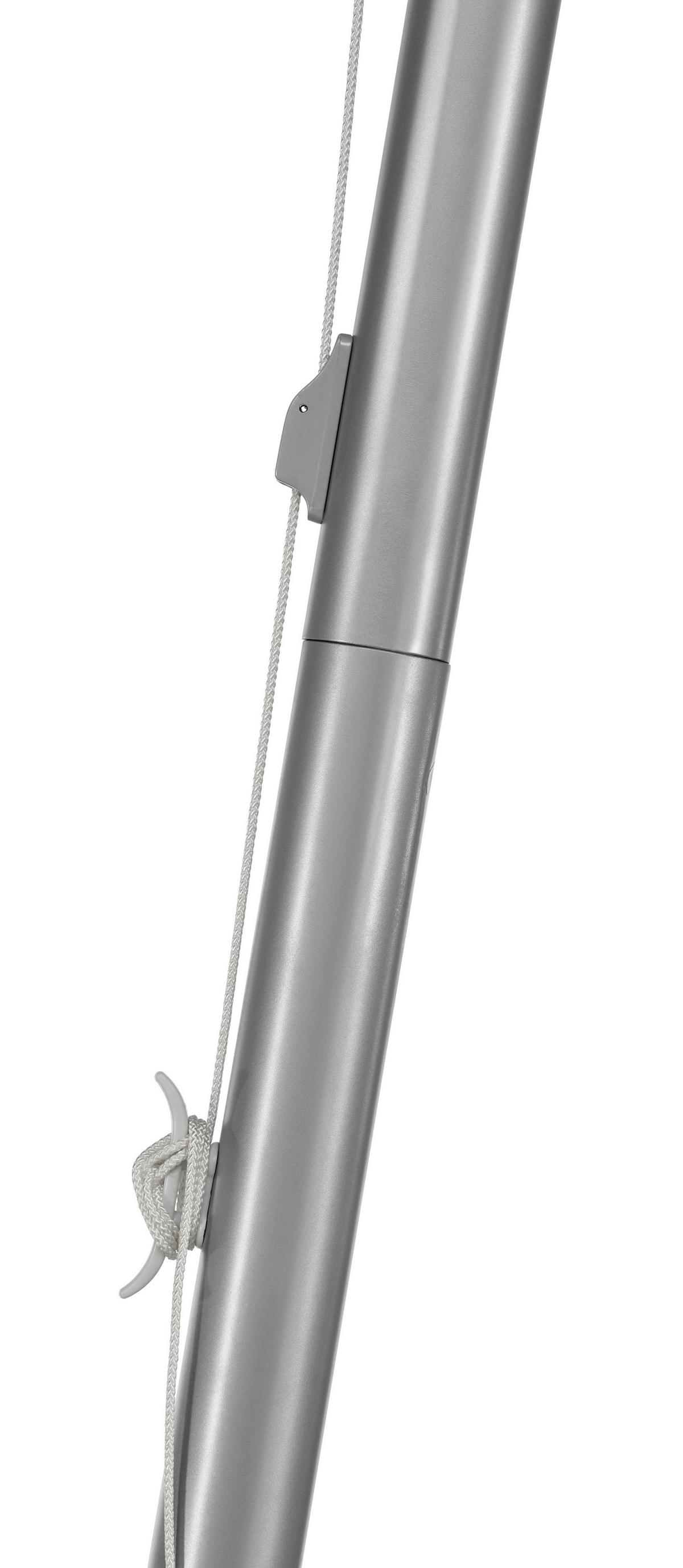 Schneider Sonnesegelzubehör Mast ca.6x240x6cm Edelstahl - Hellgrau, Basics, Metall (6/240/6cm) - Schneider