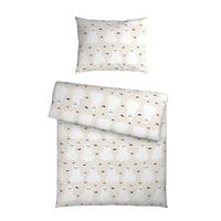 Lenjerie de pat Ghostie, cca. 140x200/50x70 cm - bej, textil (200/140cm) - Mömax