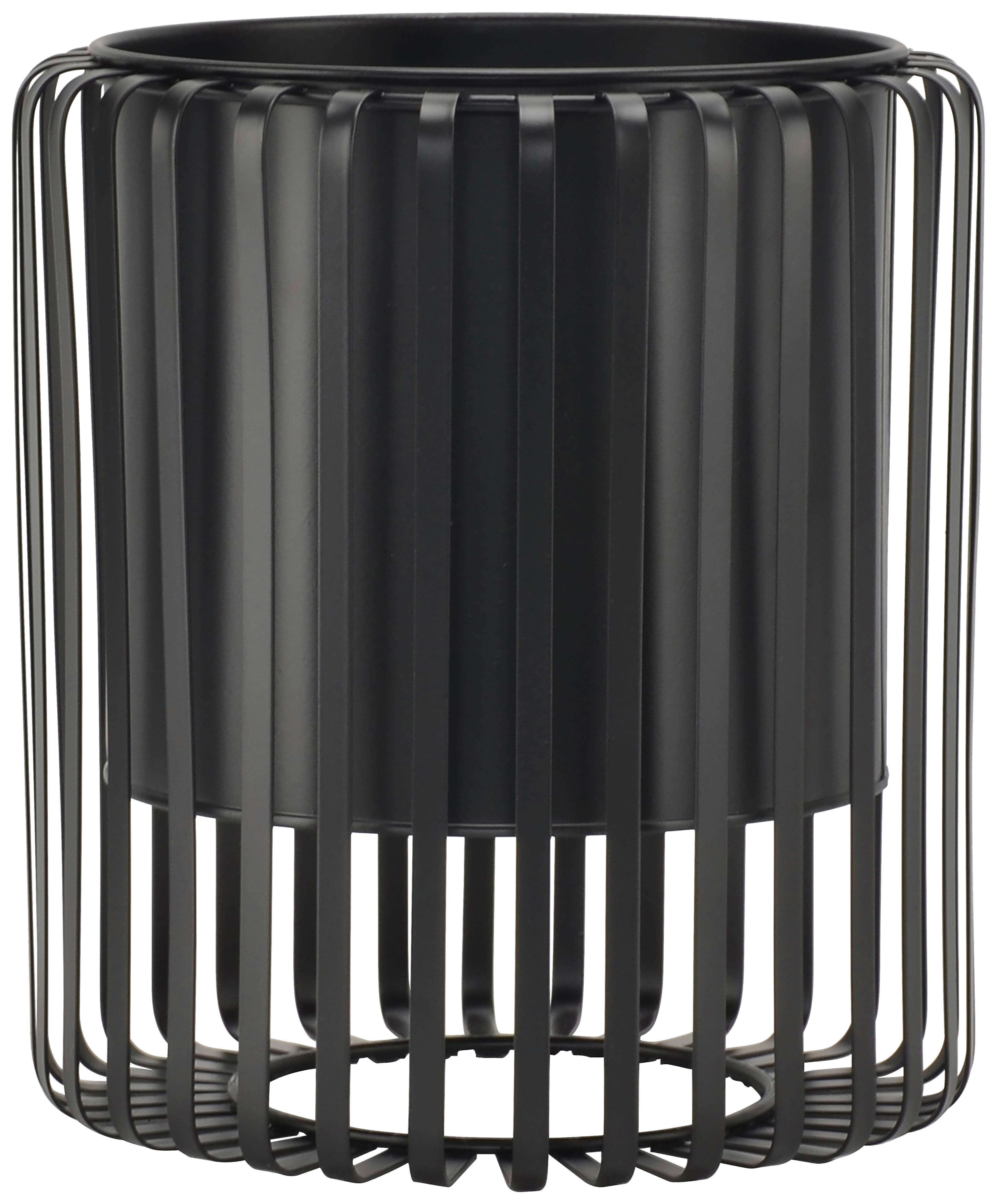 PFLANZTOPF RIO - Schwarz, Metall (22,8cm) - Mömax