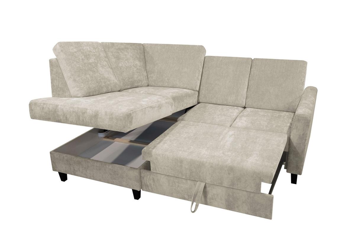 Kutna Garnitura Alton - bež, Konvencionalno, drvo/tekstil (166/211cm) - Modern Living