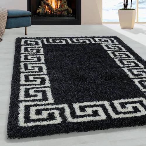 Läufer Hera Anthrazit ca. 80x250cm - Anthrazit, Design, Textil (80/250cm)