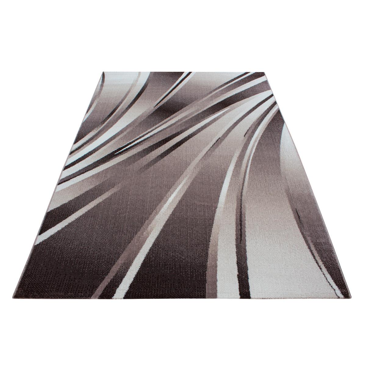 Flachwebeteppich Parma Braun ca. 140x200cm - Braun, Design, Textil (140/200cm) - Novel