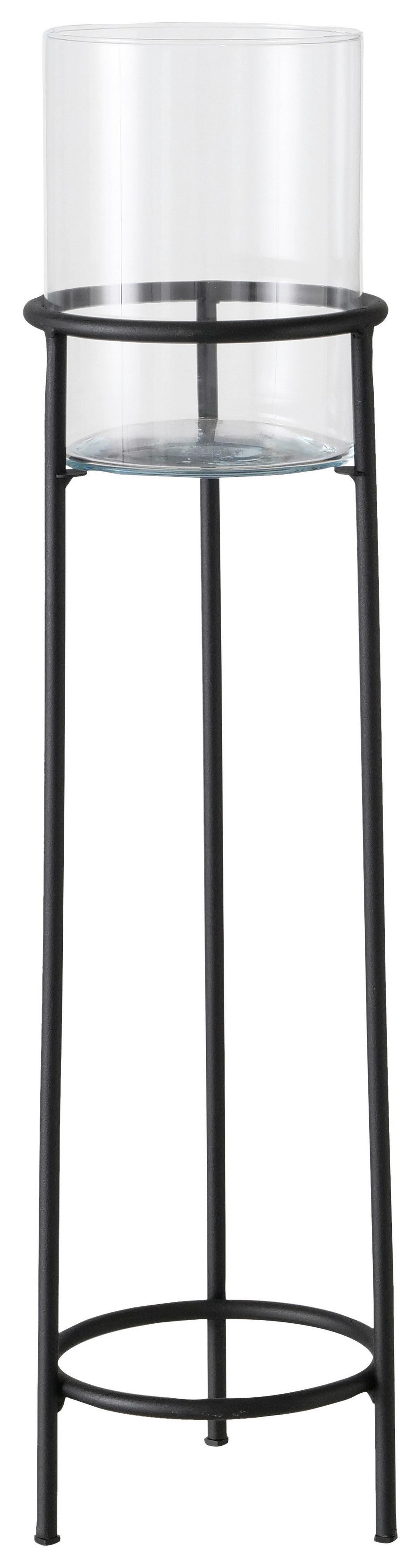 LATARENKA 2035251 - INDUSTRIAL LIVING - czarny, Design, metal/szkło (20/73cm) - Boltze Home